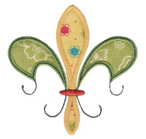 Fleur De Lis Applique 3