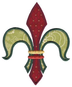 Fleur De Lis Applique 4
