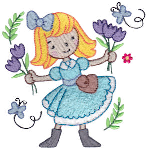 Machine Embroidery Designs | Flower Girls | Bunnycup Embroidery