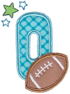 Football Alphabet Applique 15