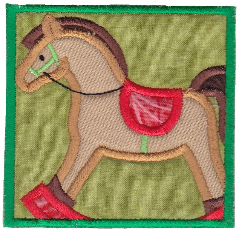 Rocking Horse Applique