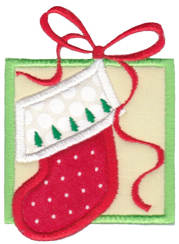 Christmas Stocking Applique