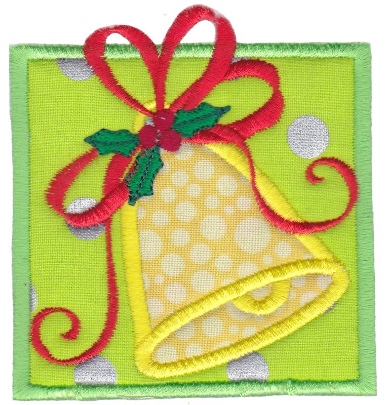 Christmas Bell Applique