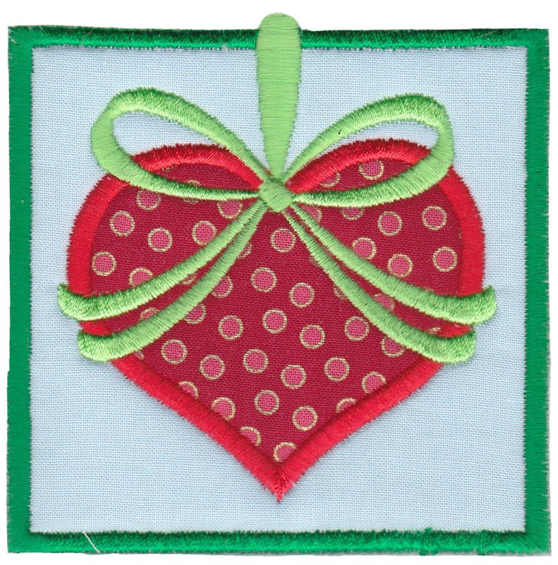 Heart Ornament Applique