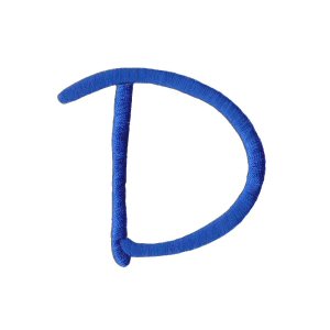 Freehand Alphabet Capital D