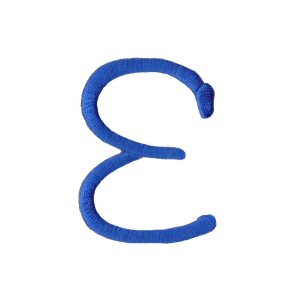 Freehand Alphabet Capital E