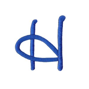 Freehand Alphabet Capital H