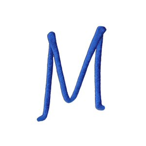 Freehand Alphabet Capital M