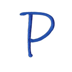 Freehand Alphabet Capital P