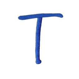 Freehand Alphabet Capital T