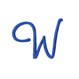 Freehand Alphabet Capital W