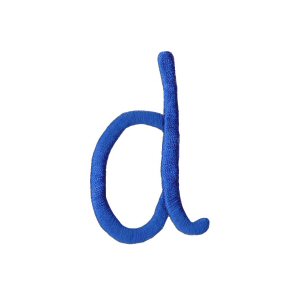 Freehand Alphabet Lower Case d