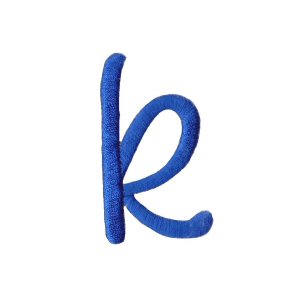 Freehand Alphabet Lower Case k