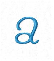 Frivolity Alpha A Lower Case