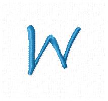 Frivolity Alpha W Lower Case