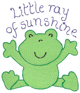 Little Ray Of Sunshine Frog