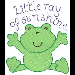 Little Ray Of Sunshine Frog