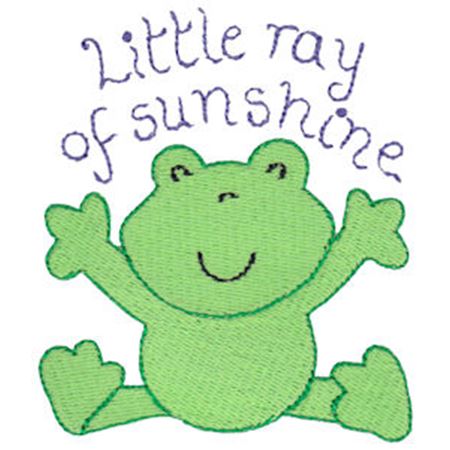 Little Ray Of Sunshine Frog