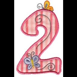 Funky Applique Numbers 2