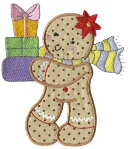 Gingerbreads Applique 1