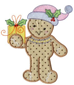 Gingerbreads Applique 10