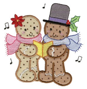 Gingerbreads Applique 12