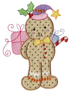 Gingerbreads Applique 2