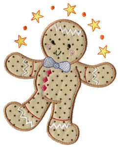 Gingerbreads Applique 4
