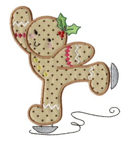 Gingerbreads Applique 5
