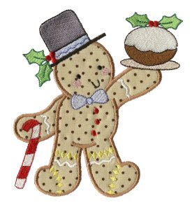 Gingerbreads Applique 6