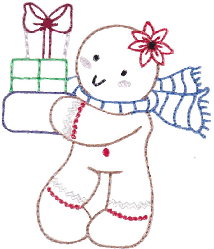 Gingerbreads Vintage Stitch 1