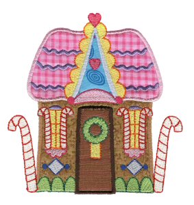 Gingerbread Village Applique 2