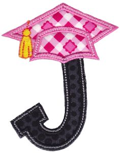 Graduation Alphabet Applique 10