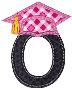 Graduation Alphabet Applique 15