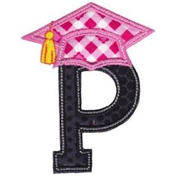 Graduation Alphabet Applique 16