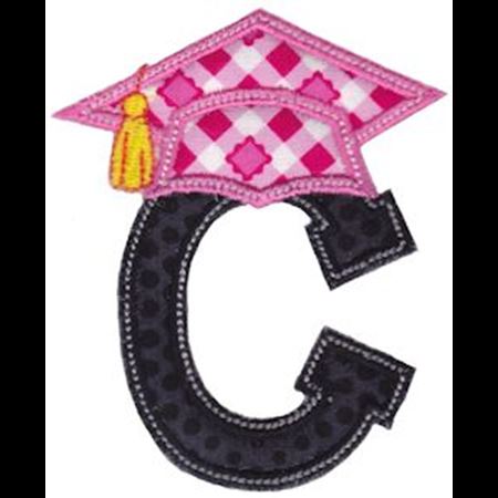 Graduation Alphabet Applique 3