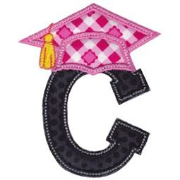 Graduation Alphabet Applique 3
