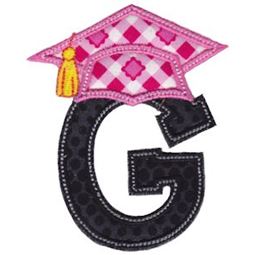 Graduation Alphabet Applique 7