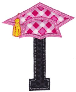 Graduation Alphabet Applique 9