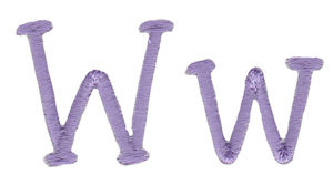 Grandmas Garden Alphabet W