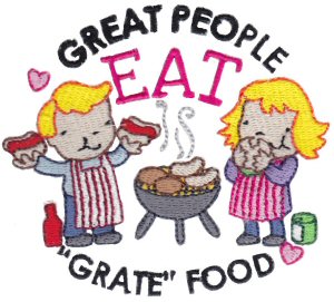 Great People Eat Grate Food