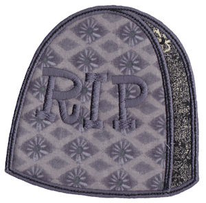 Applique RIP Tombstone