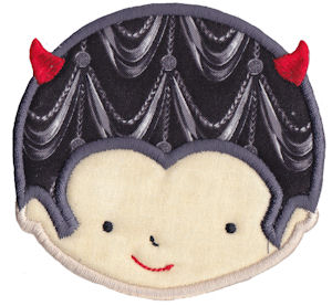 Applique Devil Face