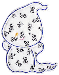 Applique Waving Ghost