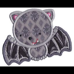 Cute Applique Bat