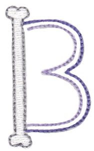 Halloween Doodle Letters B