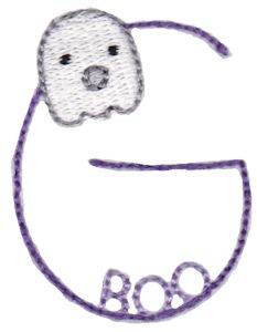 Halloween Doodle Letters G