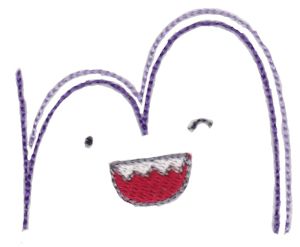 Halloween Doodle Letters M