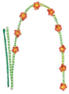 Halloween Doodle Letters N