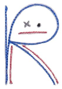 Halloween Doodle Letters R